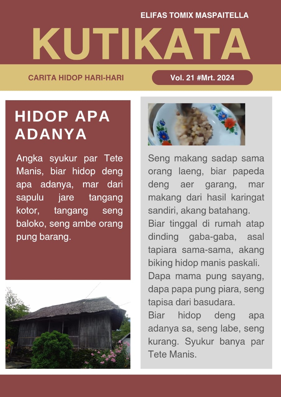 Hidop Apa Adanya