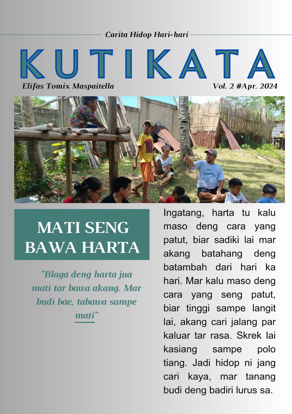 Mati seng bawa harta