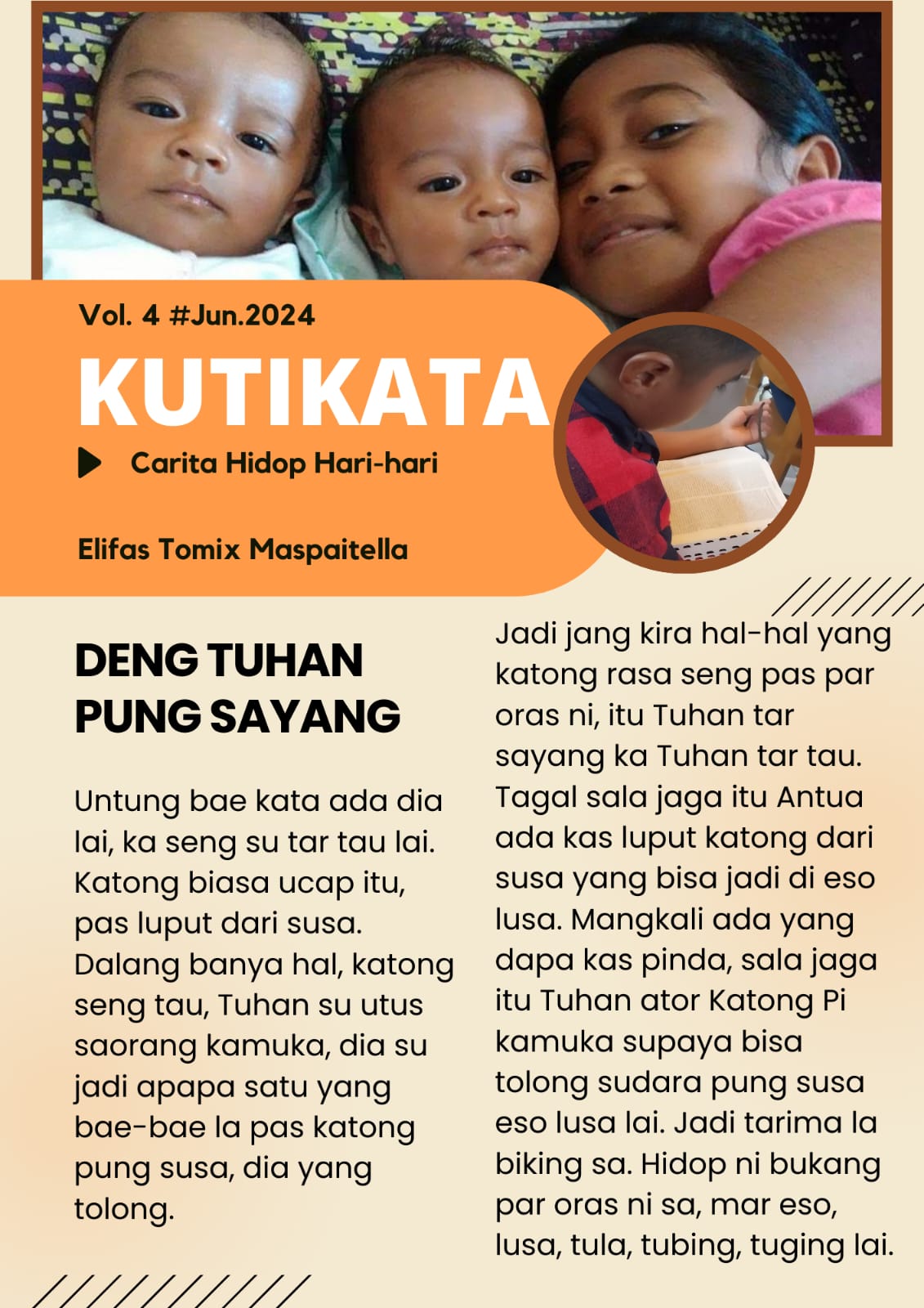 Deng Tuhan pung sayang